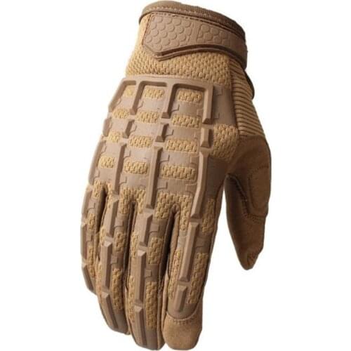 Outdoor Sports Gloves B55 Full Finger Tactical Military Gloves Motorcycle Bike Cycling Racing Gloves Anti-skid Protection Glove