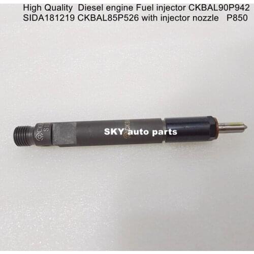 High Quality Diesel engine Fuel injector CKBAL90P942 SIDA181219 CKBAL85P526 with injector nozzle P850 (4PCS)