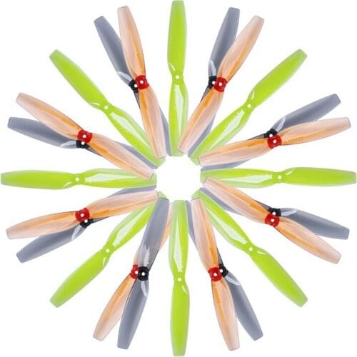 12Pair 24PCS Gemfan 65mm 1mm / 1.5mm Hole 2-blade Propeller PC CW CCW for RC Drone FPV Racing Indoor Racer