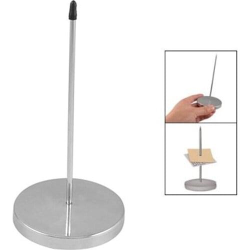 130mm Straight Rod Holder Spike Stick Bill Fork For Receipt Counter Desk Stainless Stee Receipt Note Spike Stick kitchen Tools