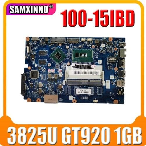 5B20L16977 For Lenovo 100-15IBD 100-15IBY B50-50 100-14IBD 100-14IBY CG410 CG510 NM-A681 LAPTOP Mainboard 3825U 3215U GT920 1GB