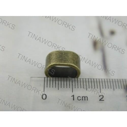 FREE SHIPPING 30pcs 11.0x6.2mm Antique-Brass Slider Spacer/Findings For Licorice Leather Bracelet--PAT128AB