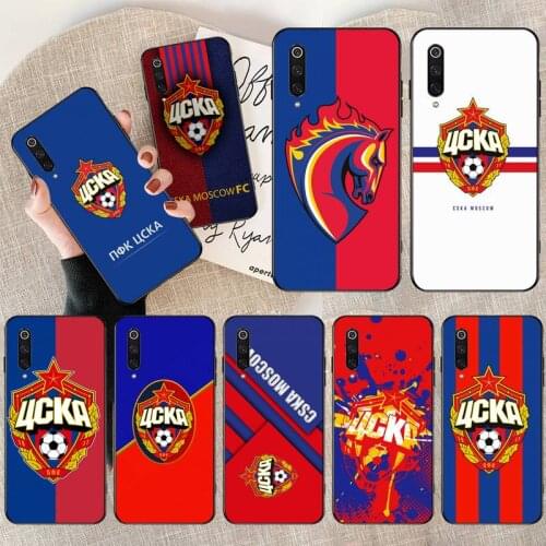 Russian Football Cska Moscow Phone Case for Xiaomi Mi Note 10 Lite Mi 9T Pro xiaomi 10 10 CC9 Pro 9SE