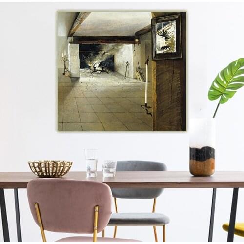 Citon Andrew Wyeth《Sparks,2001》Canvas Oil Painting Artwork Poster Picture Wall Decor Background Home indoor Decoration