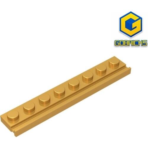 Gobricks GDS-1235 Plate, Modified 1 x 8 with Door Rail compatible 4510 pieces of childrens toys