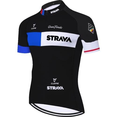 STRAVA ProTeam summer cycling Jersey 2020 Breathable Bicycle Short Sleeve shirt Bike jersey ciclismo maillot ciclismo hombre