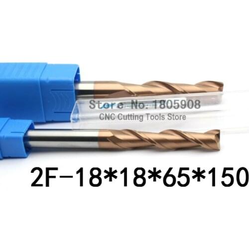 1PCS HRC60 Long carbide alloy cutter 2Flute 2F-18*18*65*150L tungsten steel milling cutter,CNC milling tools, CNC machine