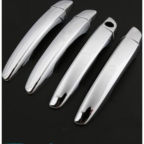 FUNDUOO For Peugeot 5008 SUV MK2 2017 2018 New Chrome Car Door Handle Cover Trim Sticker Free Shipping