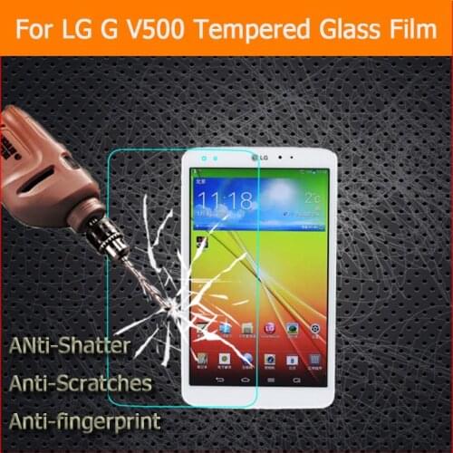 2 PCS For LG G Pad 8.3" V500 Tablet Tempered Glass Screen Protector 2.5D 9H Premium Protective Guide Film