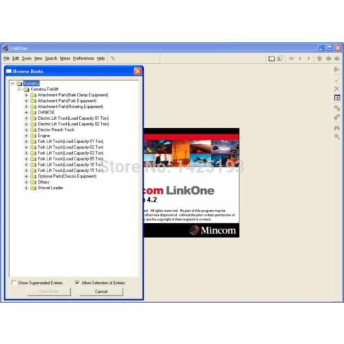 Komatsu Forklift spare parts catalog 2021