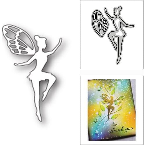 New Ballet Girl Goddess Fairy 2020 Metal Cutting Dies for DIY Scrapbooking and Card Making Decorative Embossing Craft No Stamps