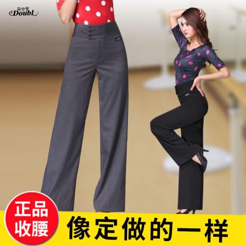 2018 Ballroom Dance pants Ladys Tango Waltz Dancing costumes Women Ballroom Dance Competition pants 814