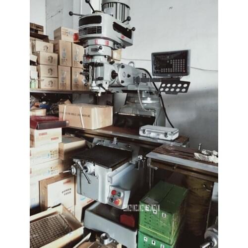 R4 Milling Machine Industrial Mold Processing Milling Machine Tools Vertical Milling Machine 220V/380V 50Hz 305x1370mm(12"x 54")