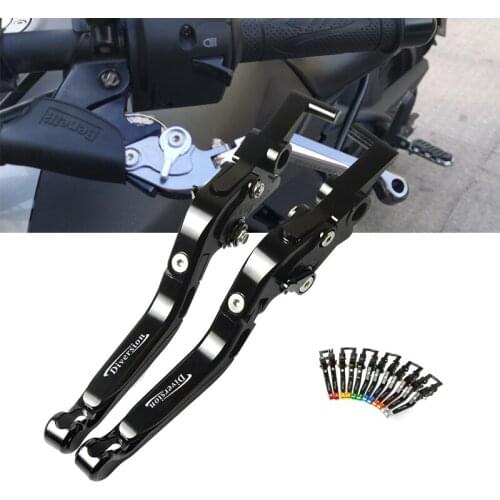 For YAMAHA DIVERSION XJ6 2009-2015 2012 2013 2014 Motorcycle Accessories CNC adjustable Brake Clutch Levers LOGO DIVERSION XJ6