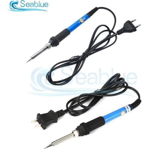 Adjustable Temperature Electric Soldering Iron 220V 110V 60W EU/US Welding Solder Rework Station Heat Pencil Tips Repair Tool