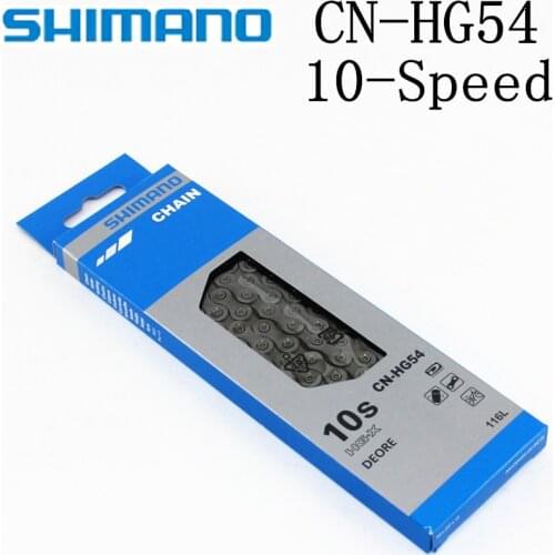 SHIMANO DEORE XT SLX M6000 M610 M780 M670 HG54 HG95 Chain 10-Speed Mountain Bike Bicycle Chain CN-HG54 MTB ROAD Chains