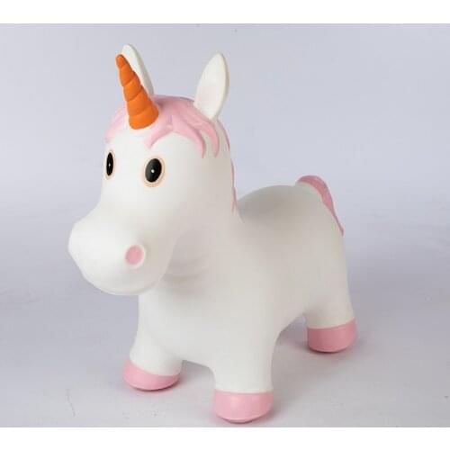 Outdoor Toy Thick Jumping Horse Children Inflatable Animal Inflatable Gift Toy Throne Chair Juegos Inflables Toys Hobbies BE50AA