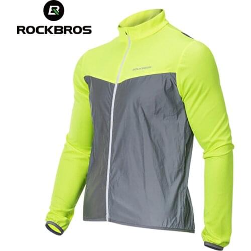ROCKBROS Windproof Cycling Jacket Men Women MTB Vest Breathable Reflective Bicycle Windbreaker Sleeveless Wind Coat Bike Jersey