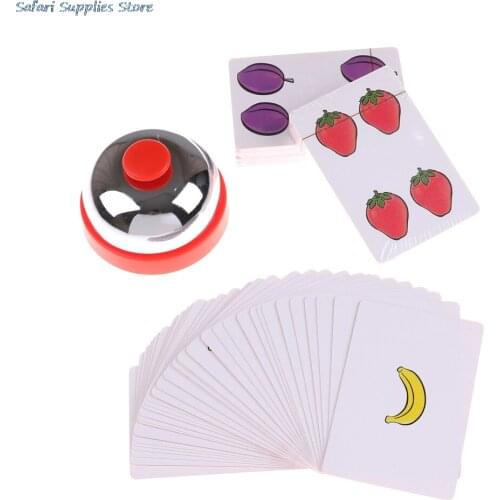 1 Set New Sale Halli Galli Board Game 2-6 Players Cards Game For Party Easy To Play With Family Friends Wholesale