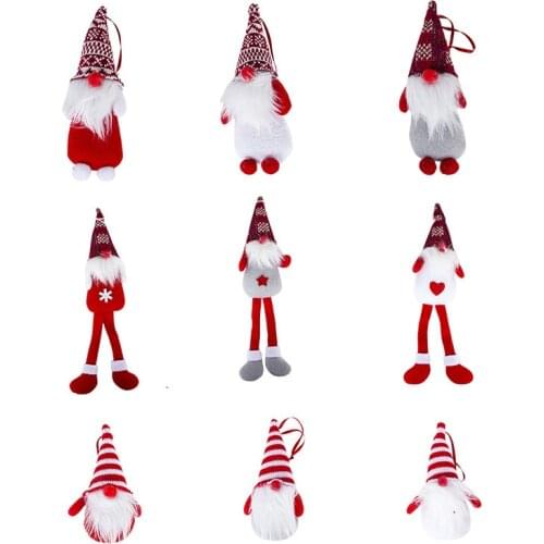 1Pc Merry Christmas Santa Claus Pendant Ornaments Xmas Festival Party Novelty Home Decoration Christmas Xmas Tree Decoration