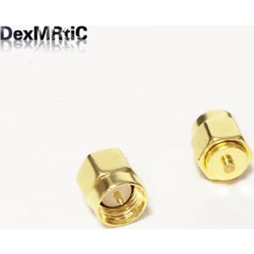 1PC SMA Male Plug IPX generation Cable RF Coax Adapter convertor Straight Goldplated NEW wholesale