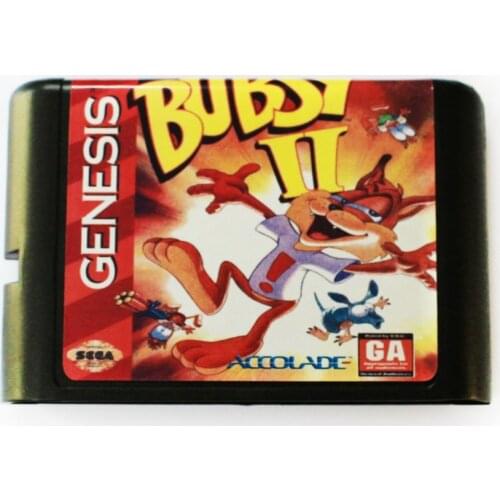 Bubsy 2 16 bit MD Game Card For Sega Mega Drive For SEGA Genesis