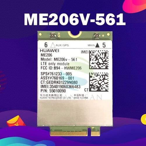 4G LTE Card for HUAWEI ME206 ME206v-561 SPS:761233-005 LTE (FDD)B2/B4/B5/B13/B17 FDD Modems 4G Card