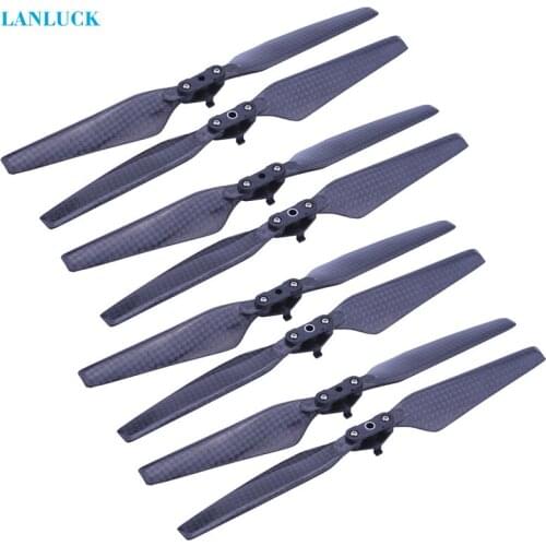 8pcs Carbon fiber Propeller For DJI Mavic Pro Drone Spare Parts Quick Release 8330 Folding Props Replacement Blade Accessory