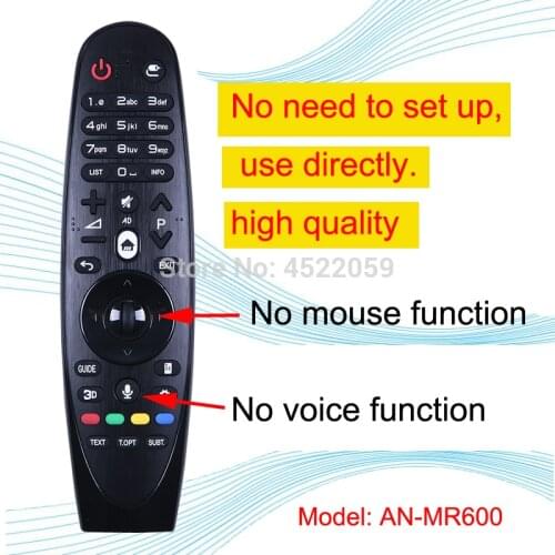 AN-MR600 Magic for LG Smart TV has no voice and mouse functions Infrared Remote Control An-Mr650A Mr650 An Mr600 Mr500