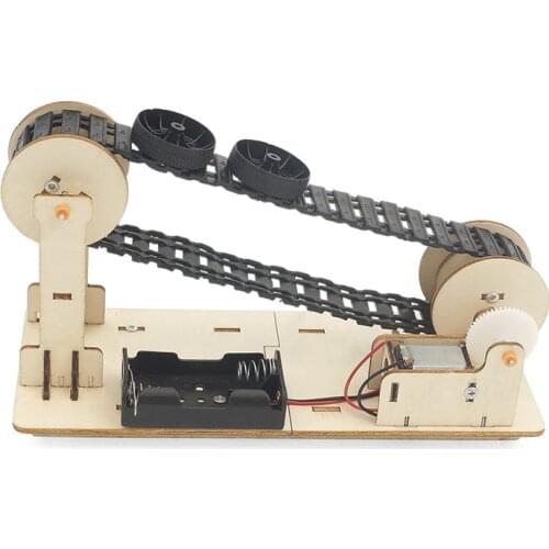 Automatic conveyor belt for primary school students' scientific experiment DIY hand made toys for children