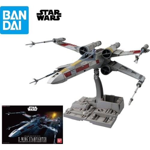 Bandai Star Wars 1/72 Rebel X-Wing Starfighter Assembling Model Action Figure Adult Decoration Toy Children Gift