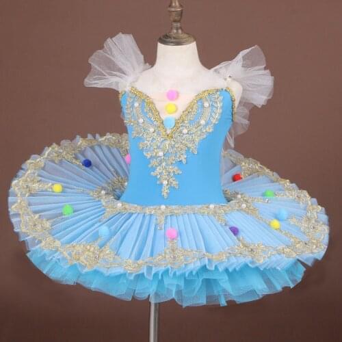 Childrens ballet skirt tutu skirt little swan dance performance clothing girl ballet professional tutu skirt
