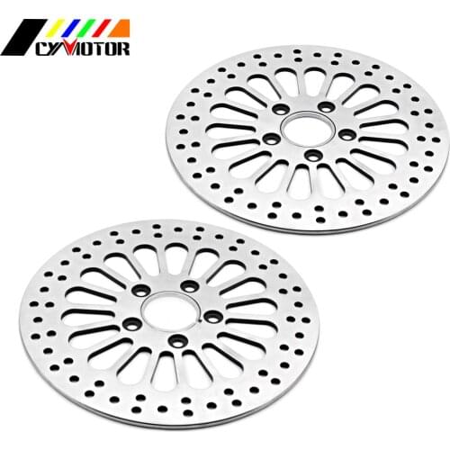 Motorcycle Front and Rear Brake Disc Rotor kit For HARLEY TOURING SOFTAIL SPORTSTER DYNA MODELS 1984 1985 1986 1987 1988-2013