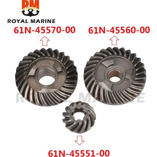 Outboard Engine Gear 3 pieces kit For Yamaha Parsun 30HP 2 Stroke Outboard Engine 61N-45560 61N-45570 61N-45551 boat motor
