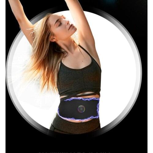 VIBRAT MASSAGE Muscle Abdominal Trainer Body Slimming BeltWAIST SHAPER LED Display Body Building Massage Device Weight Loss