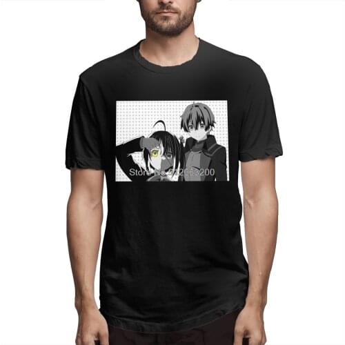 Eye Of The Wicked Lord Shirt Men Short Summer Sleeve TShirt Chuunibyou Demo Koi Ga Shitai Anime Casual Loose T-Shirt