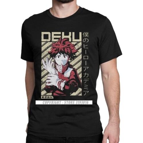 Men Deku Diagonal My Hero Academia 3D Tshirts Manga Bakugo Katsuki All Might Anime Cotton Camisas Printed T-Shirts