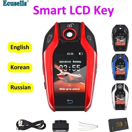 Modified Boutique Smart Remote Car Key with LCD Screen for BMW Mercedes-Benz Lexus Toyota Honda Land Rover Cadillac Buick