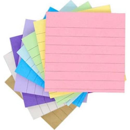 10 pcs Multicolor Cute Sticker Bookmark Sticky Notes Point Marker Soild Color Memo Post Tab Flag Kawaii School Stationery
