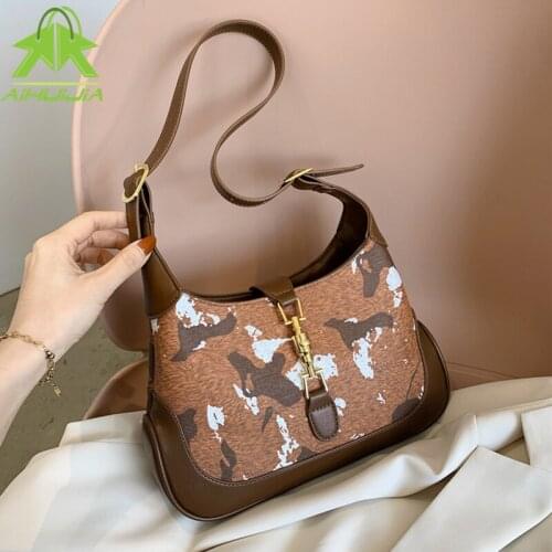 Fashion Ins Classic Women Shoulder Bags All-match Retro Messenger Bag 2021 New High Quality Pu Leather Travel Womens Handbag