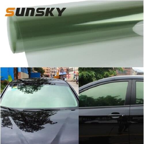 1.52m× 0.5m Car Window Tint Film Anti-UV Cool Change Color Chameleon Window Scratch Resistant Membrane Sticker 9% 15% 40 60 70