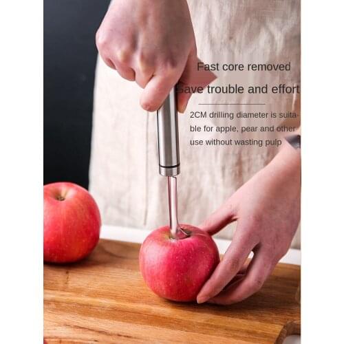 Apple Corer Household Pear Core Remover Fruit Seed Remover Tool Multi-Function Red Dates Core Remover