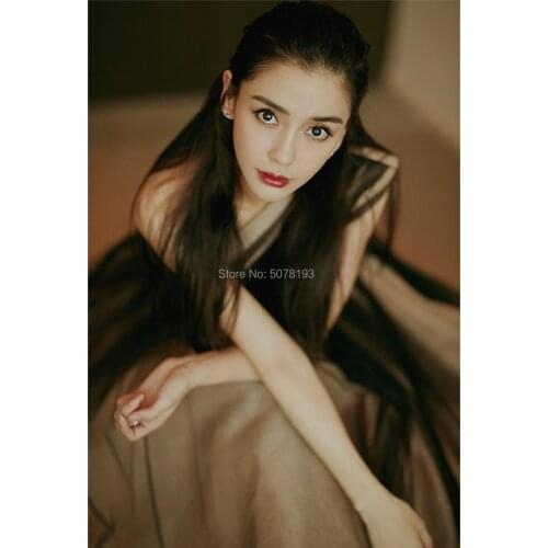 8144 One-shoulder sleeveless natural A-line floor-length tulle Evening dresses/Celebrity gowns new pleat&zipper free shipping