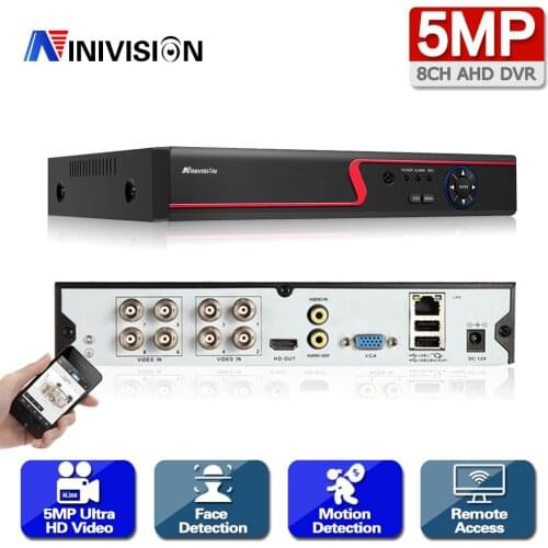 DVR 16CH 8CH 4CH CCTV Recorder For CVBS AHD Analog Camera IP Camera Onvif P2P 5MP Video Surveillance DVR Recorder Registrar