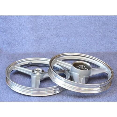 CBT125 Motorcycle Aluminum Alloy Wheel Hub Assy Front Rear Motorbike Scooter Thickened Rims