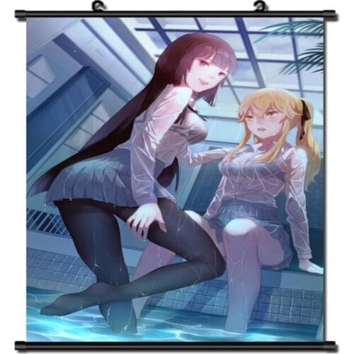 Japan Anime Kakegurui Compulsive Gambler Mary Saotome & Kirari Momobami & Yumeko Jabami Home Decor Wall Scroll Poster Pictures