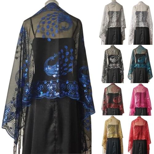 16 Color Silver Grey Black Sequin Stole Women Bolero Femme Bridal Wedding Wrap Shawl Cape Cloak Bolero Shrug Wedding Accessories