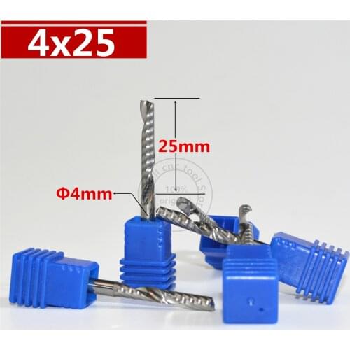 4mm*25mm,Freeshippin.CNC wood tools,carbide End Mill,woodworking insert router bit,Tungsten milling cutter,MDF,PVC,Acrylic
