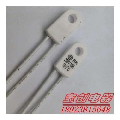 5pcs/RH/Tf 150 degree 15A 250V Temperature protector Overtemperature Protector