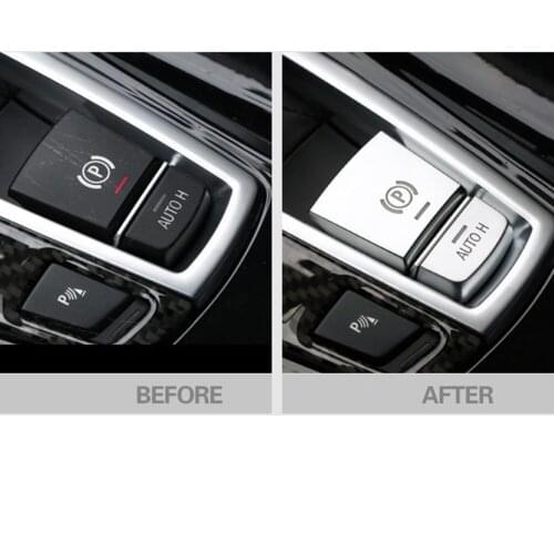 Electronic Handbrake Decorative Cover Stickers Suitable for BMW 5 Series 7 X3 X4 X6 X5 Interior Modification Button Sequin